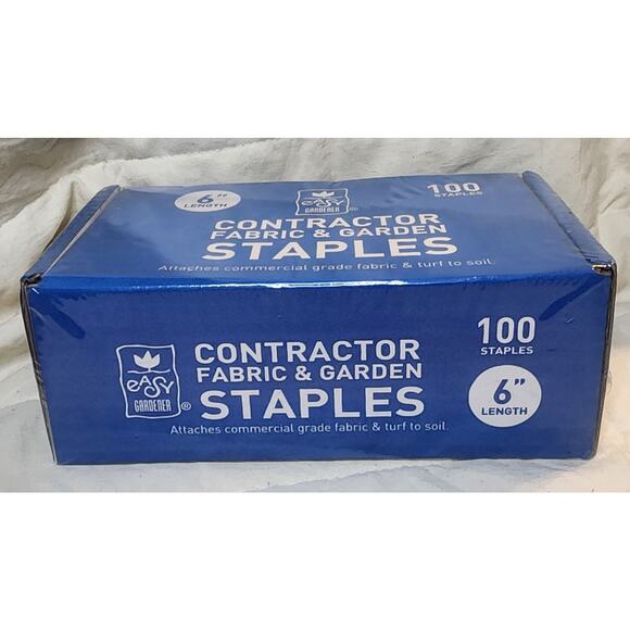 Easy Gardener 1 in. W X 6 in. L Garden 11 Ga. Staples 100 pk - Picture 1 of 6